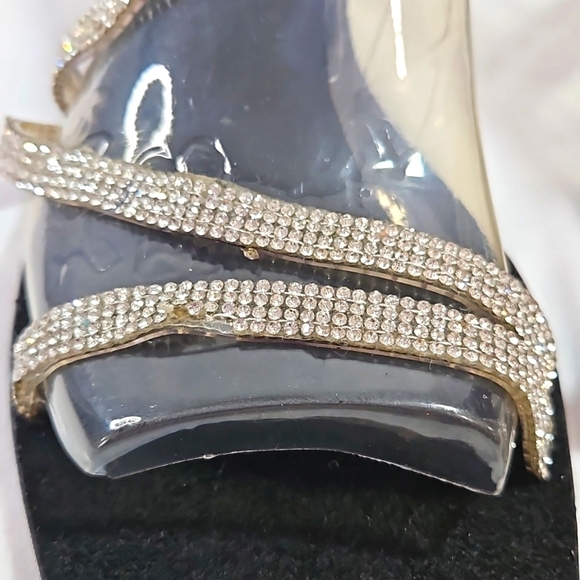 Liliana Sequins Flat Sandals Size 8.5 - Picture 3 of 5